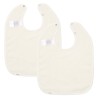 Set van 2 badstof slabben - Bib 2-pack dijon daily warm white 